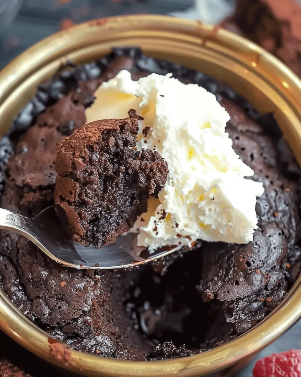 Air Fryer Easy Brownie Chocolate Pudding: Indulgent Comfort Food