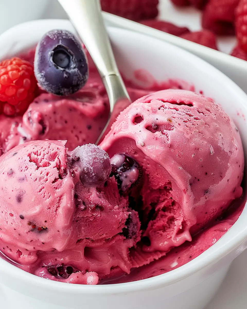 Ninja Creami Mixed Berry Sorbet: Easy Homemade Delight