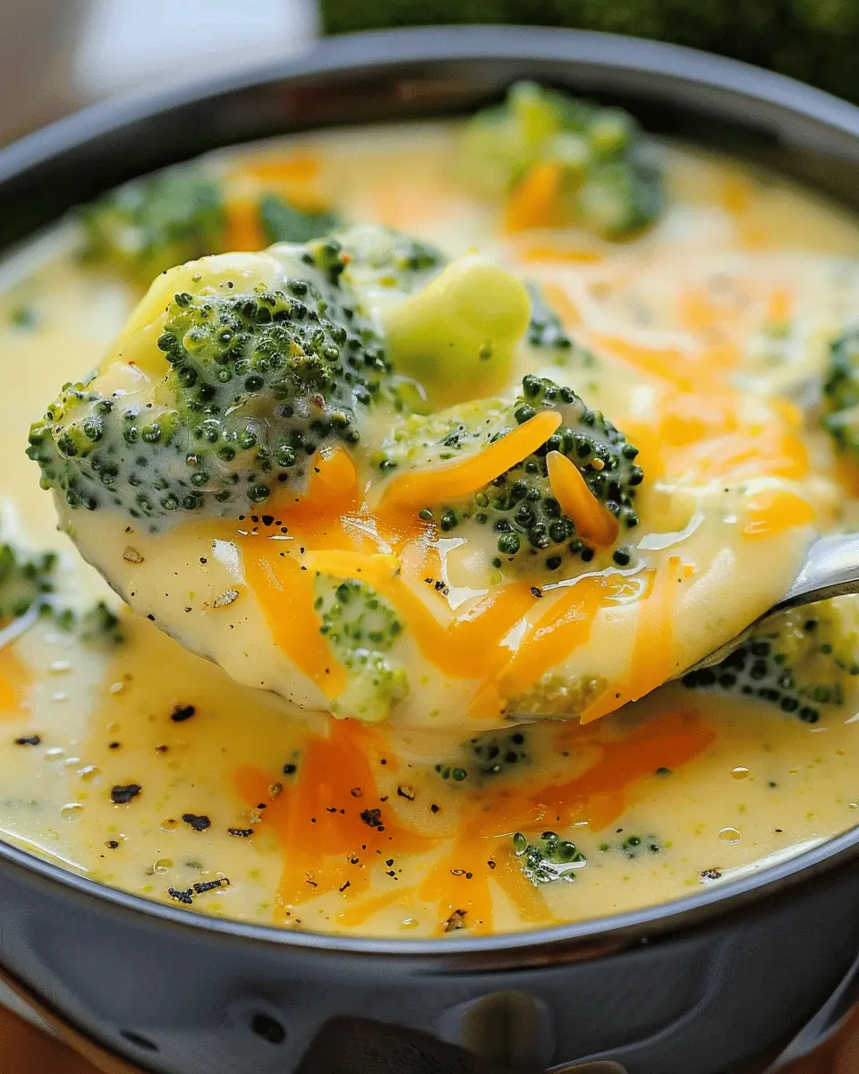 Broccoli Cheddar Soup: Easy Comfort Food with Turkey Bacon Twist