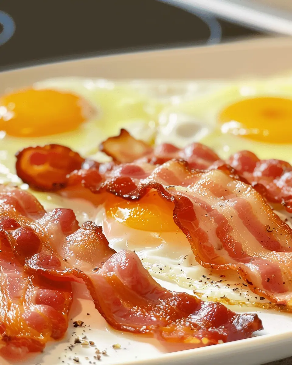Instant Pot Vortex Air Fryer Bacon and Eggs: Easy Turkey Bacon Delight