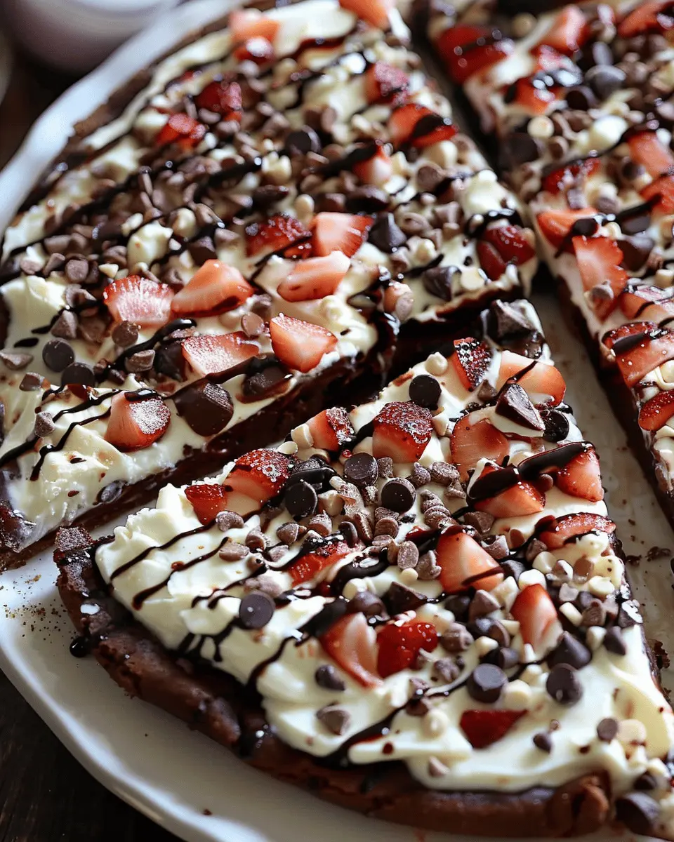 Brownie Pizza: The Indulgent Dessert You Can’t Resist