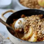 Single Serve Skillet Apple Crisp