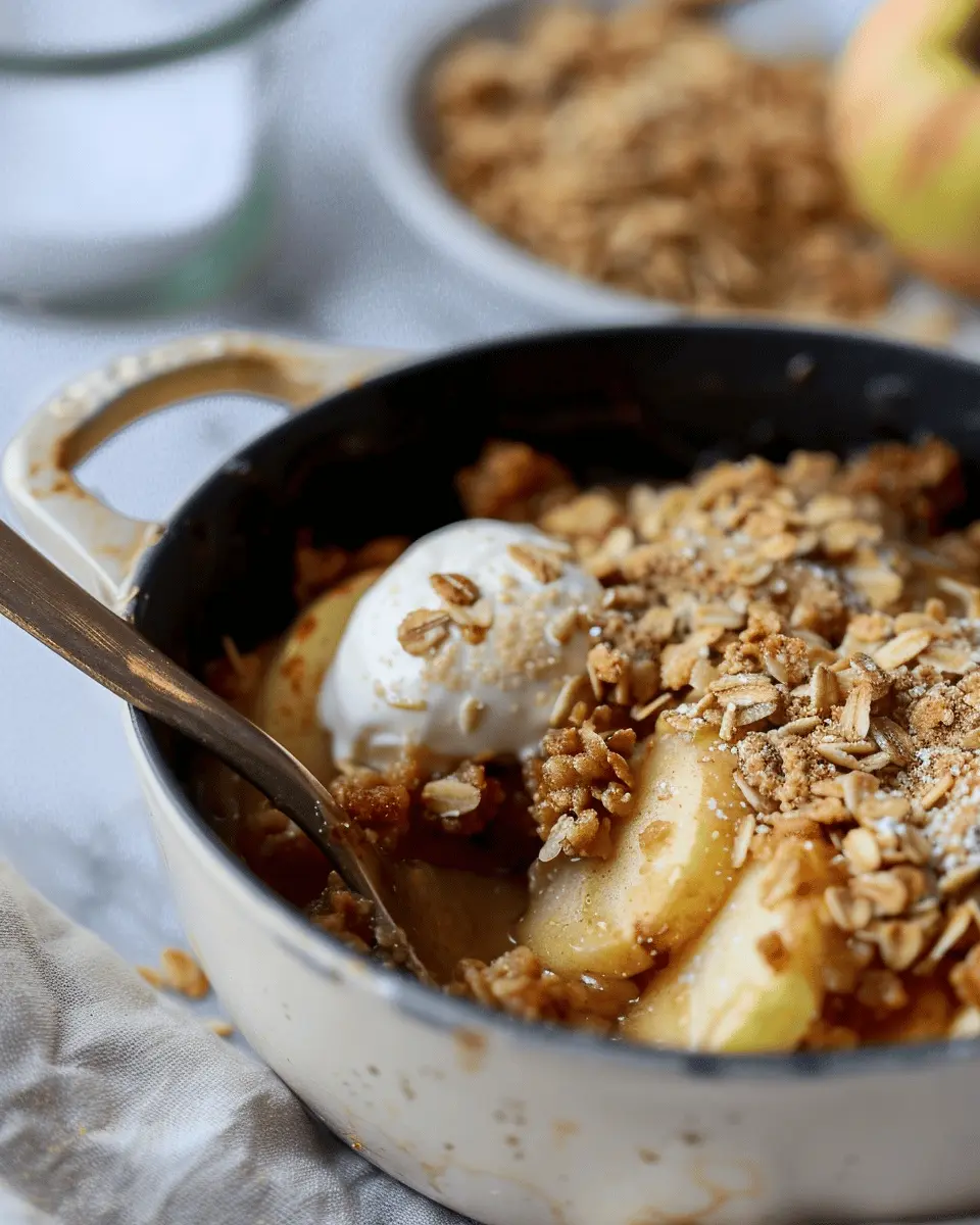 Single Serve Skillet Apple Crisp: Your New Favorite Indulgence