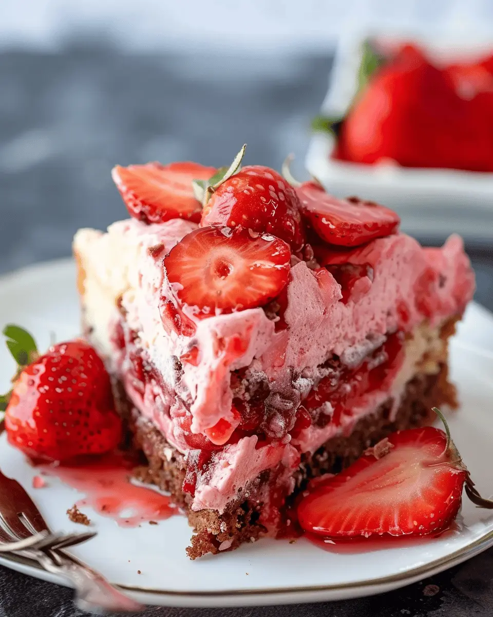 Strawberry Earthquake Cake: An Easy Indulgence for Homemade Bliss