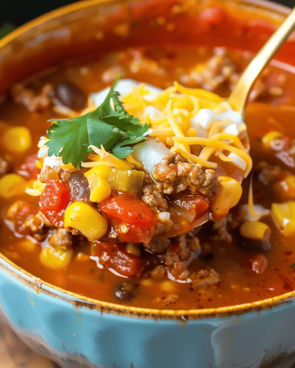 Easy Taco Soup: A Hearty, Family-Friendly Recipe with Turkey Bacon and Chicken Ham