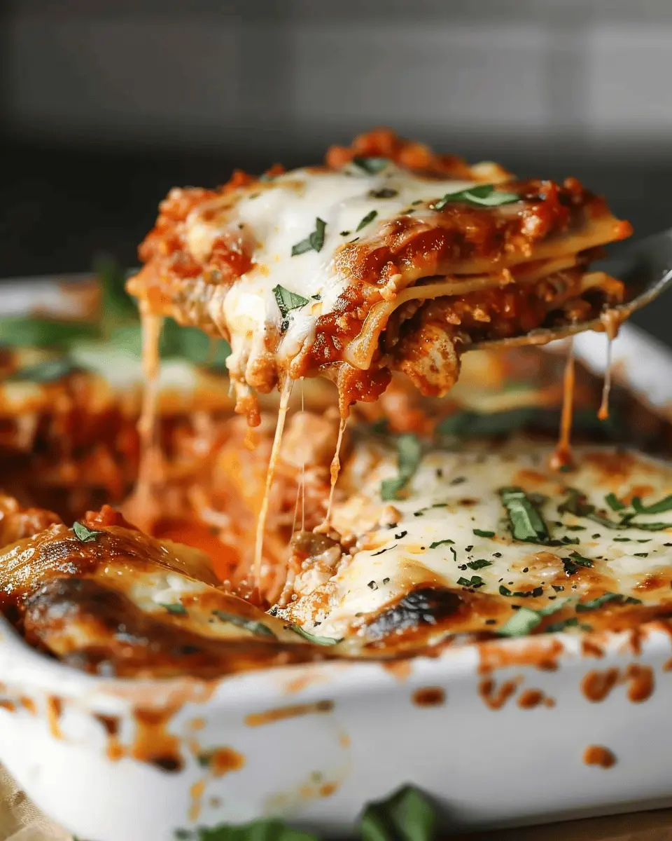 Lasagna Recipe: Indulgent Layers with Turkey Bacon and Chicken Ham