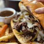 Slow Cooker French Dip Sandwich