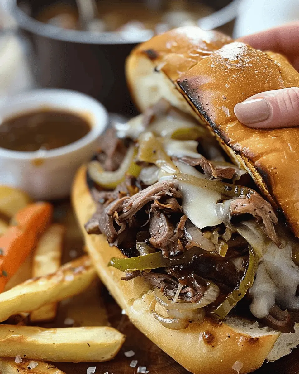 Slow Cooker French Dip Sandwich: The Best Juicy Recipe Ever