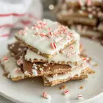 Easy Peppermint Crunch Graham Crackers