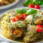 Instant Pot Cashew Basil Pesto Chicken