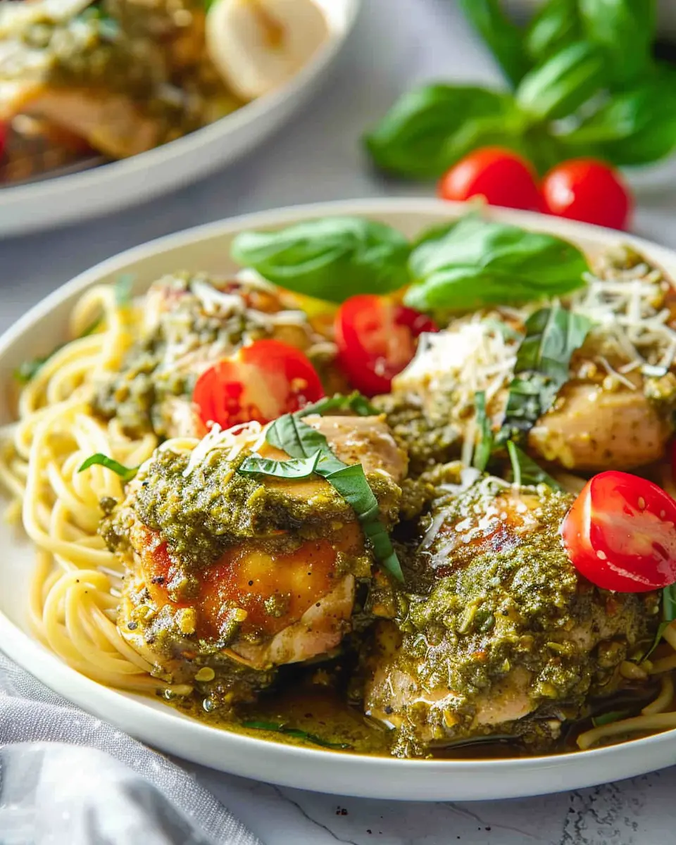 Instant Pot Cashew Basil Pesto Chicken: Easy, Flavorful Delight