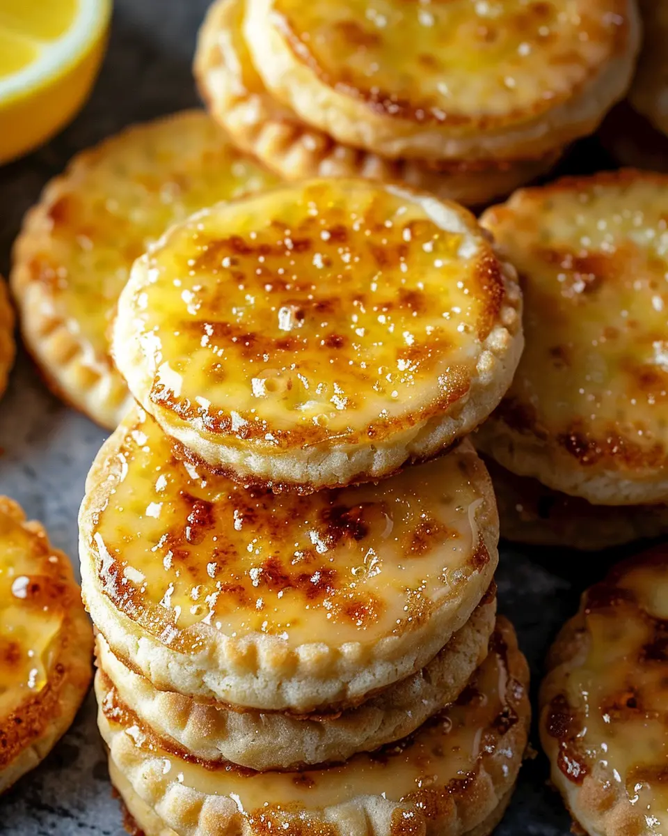 Mouth-Watering Lemon Curd Crème Brûlée Cookies You’ll Love