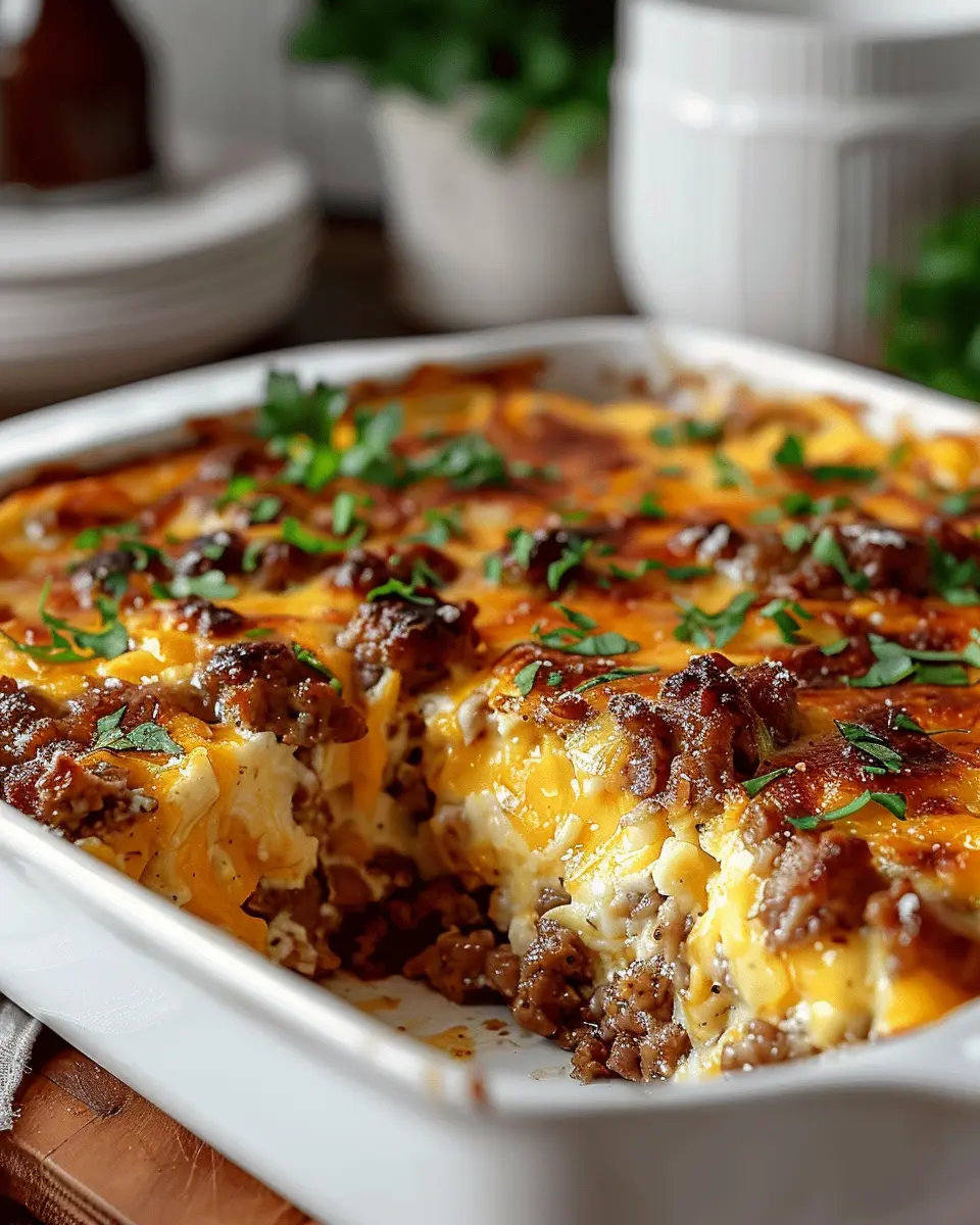 Pancake Sausage Casserole Recipe: Easy and Indulgent Breakfast Dish