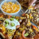 School Fiestada Pizza (Mexican Pizza)