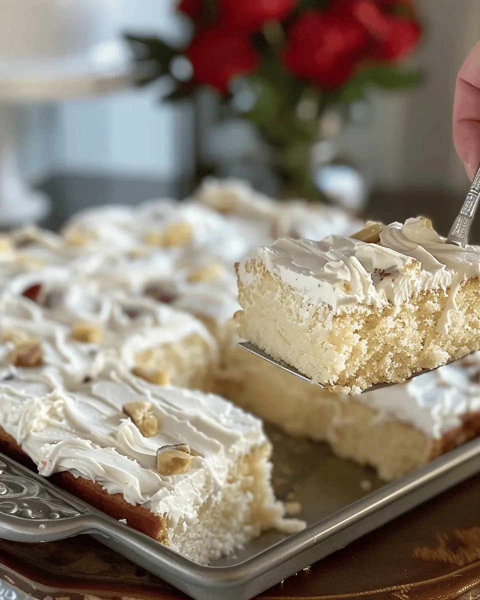 White Texas Sheet Cake: The Easy Indulgence You’ll Love