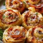 Pepperoni Pizza Scrolls
