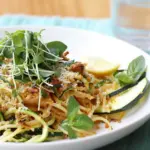 Crispy Spaghetti with Zucchini and Herbs