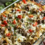 Philly Cheesesteak Casserole