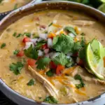 One Pot Green Chicken Enchilada Soup