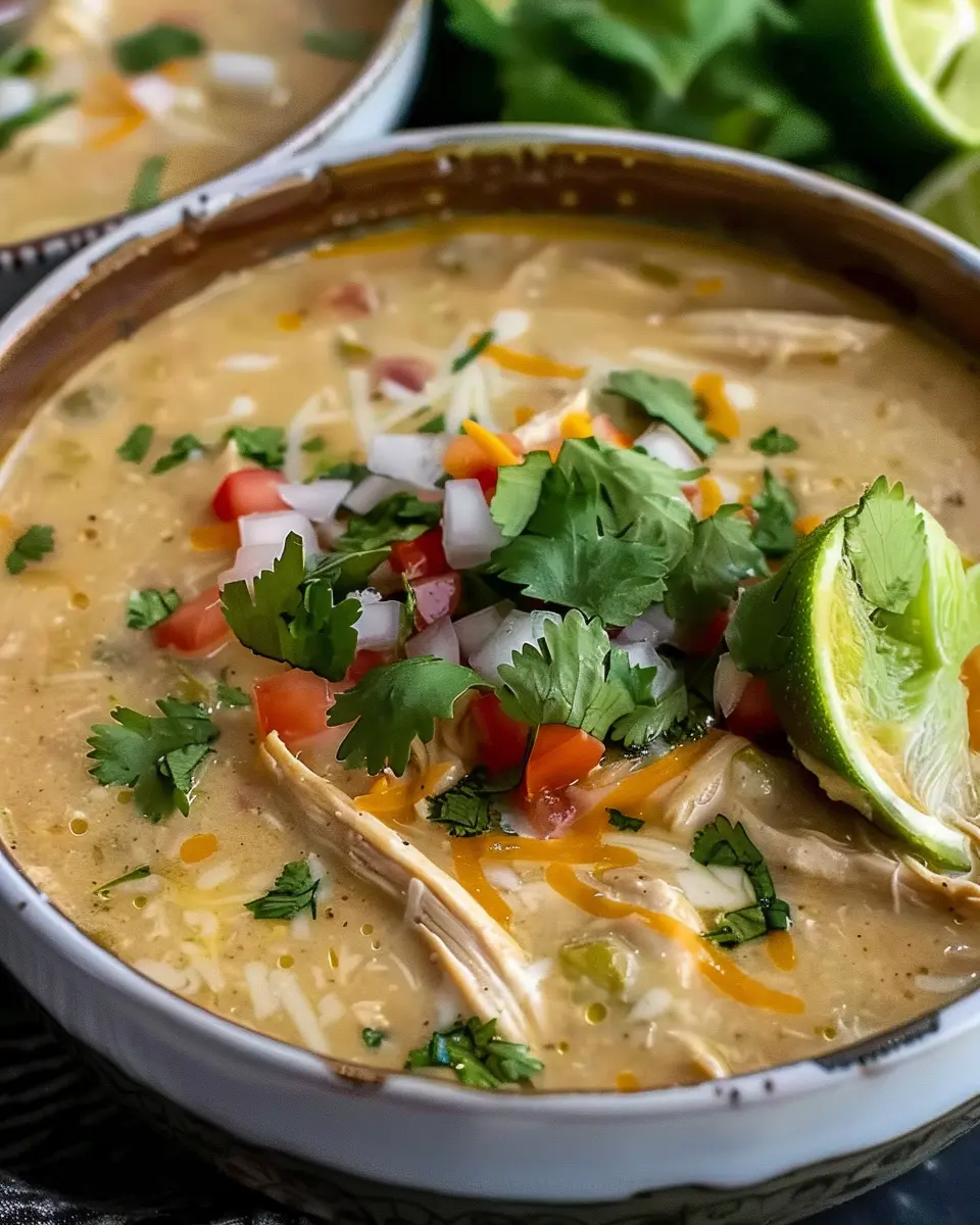 One Pot Green Chicken Enchilada Soup: Easy Comfort in a Bowl