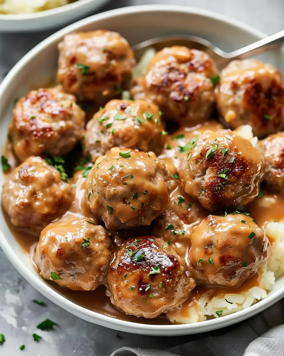 Swedish Meatballs: Easy Recipe with Turkey Bacon and Beef Flavor