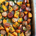 Honey Garlic Sausage Sweet Potatoes