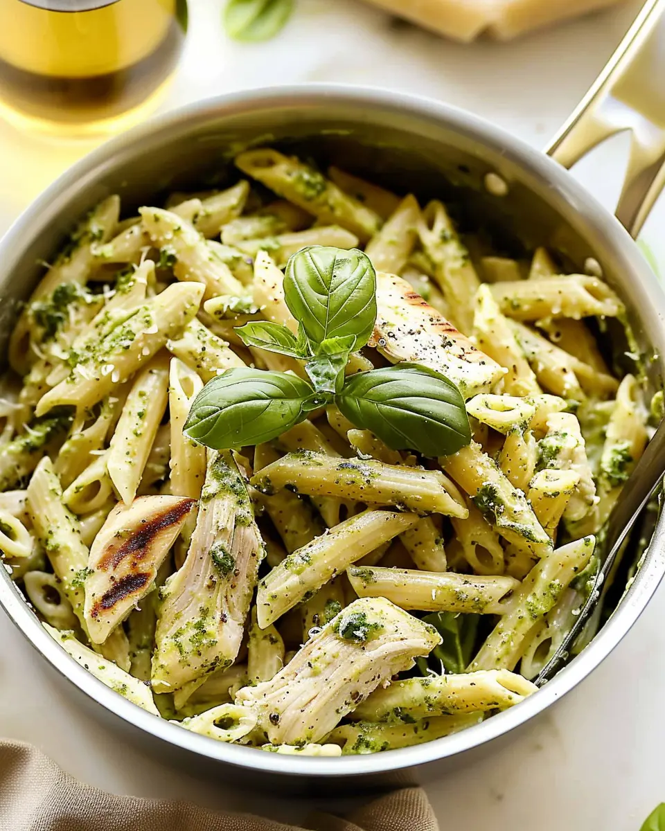 Creamy Chicken Pesto Pasta: An Easy Indulgence You’ll Love