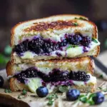 Gourmet Blueberry Grilled Cheese