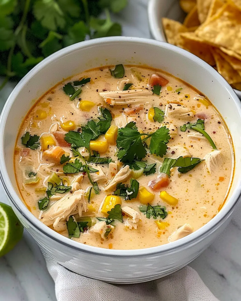 Stovetop Mexican Chicken Corn Chowder: Easy Comfort Food Delight