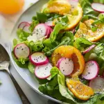 Romaine Salad With Oranges And Radishes