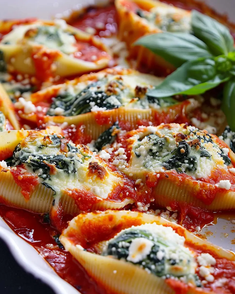 Easy Spinach and Ricotta Stuffed Shells for a Comforting Dinner