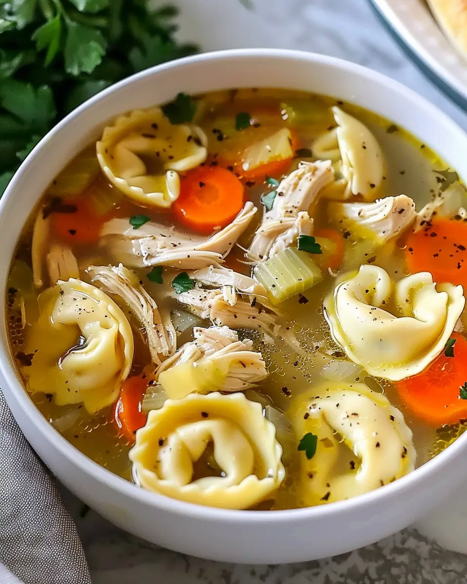 Quick Easy Chicken Tortellini Soup Recipe for Cozy Nights