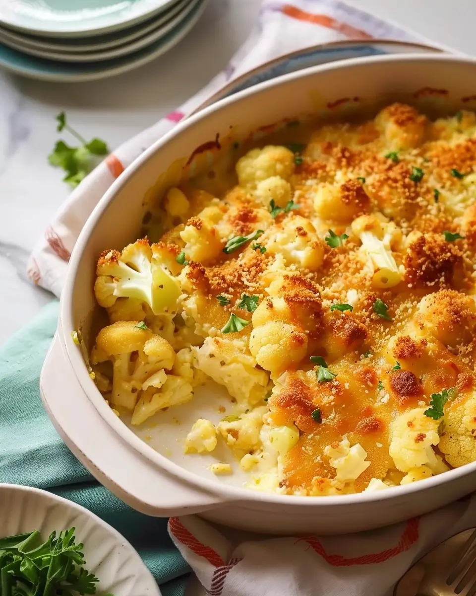 Easy Cauliflower Casserole: A Delightful Turkey Bacon Twist