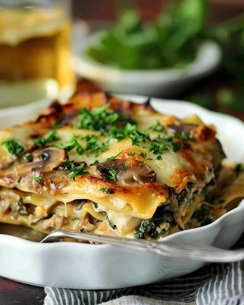 Mushroom And Spinach Lasagna Recipe: Easy Comfort Food Delight
