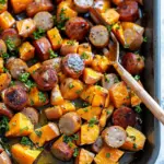 Honey Garlic Sausage Sweet Potatoes
