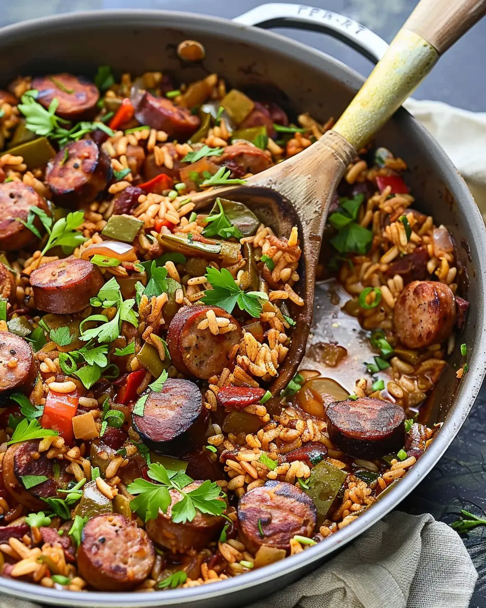 Cajun Sausage and Rice: Easy One-Pot Meal for Busy Nights