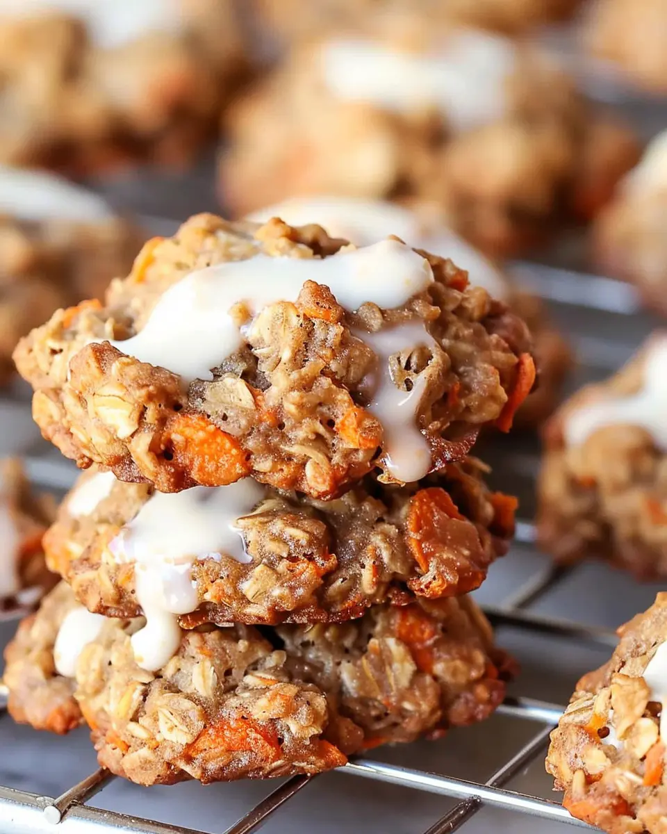 Easy Carrot Cake Oatmeal Cookies Recipe: Deliciously Healthy Treats