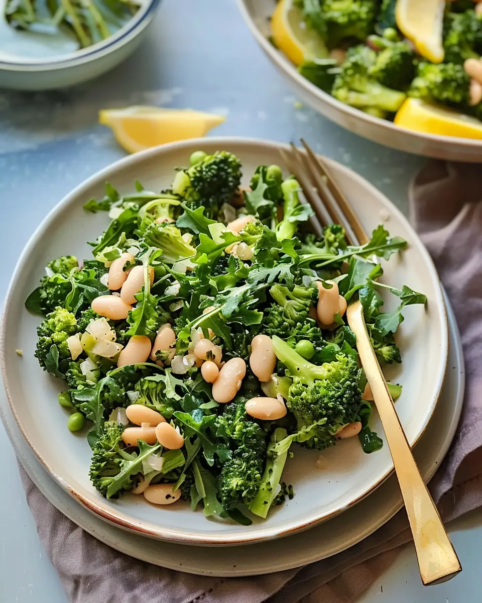 Lemony White Bean Salad: Best Recipe with Broccoli and Turkey Bacon