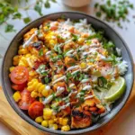 Street Corn Chicken Rice Bowl