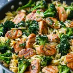 Chicken Sausage and Broccoli Orzo