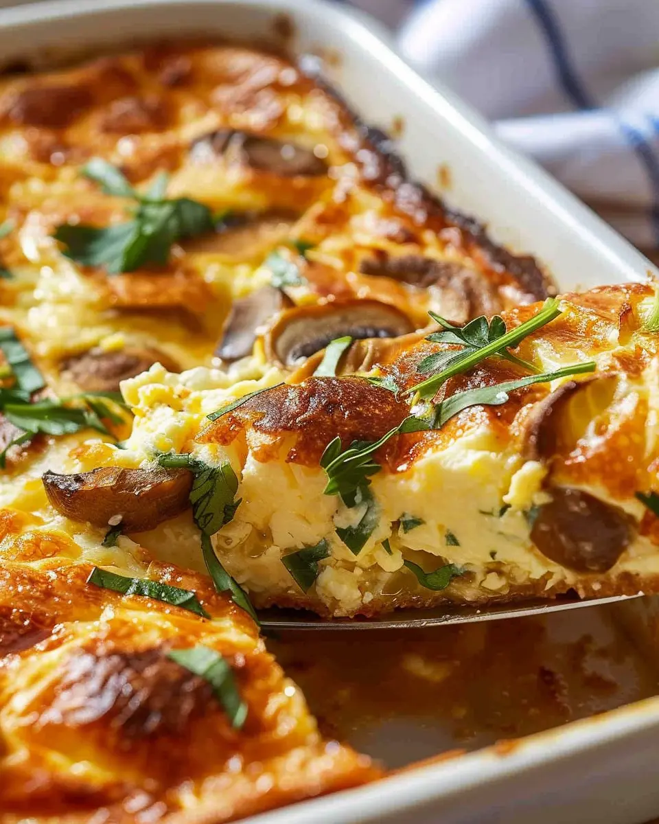 Cottage Cheese and Egg Bake: A Healthy Twist with Turkey Bacon