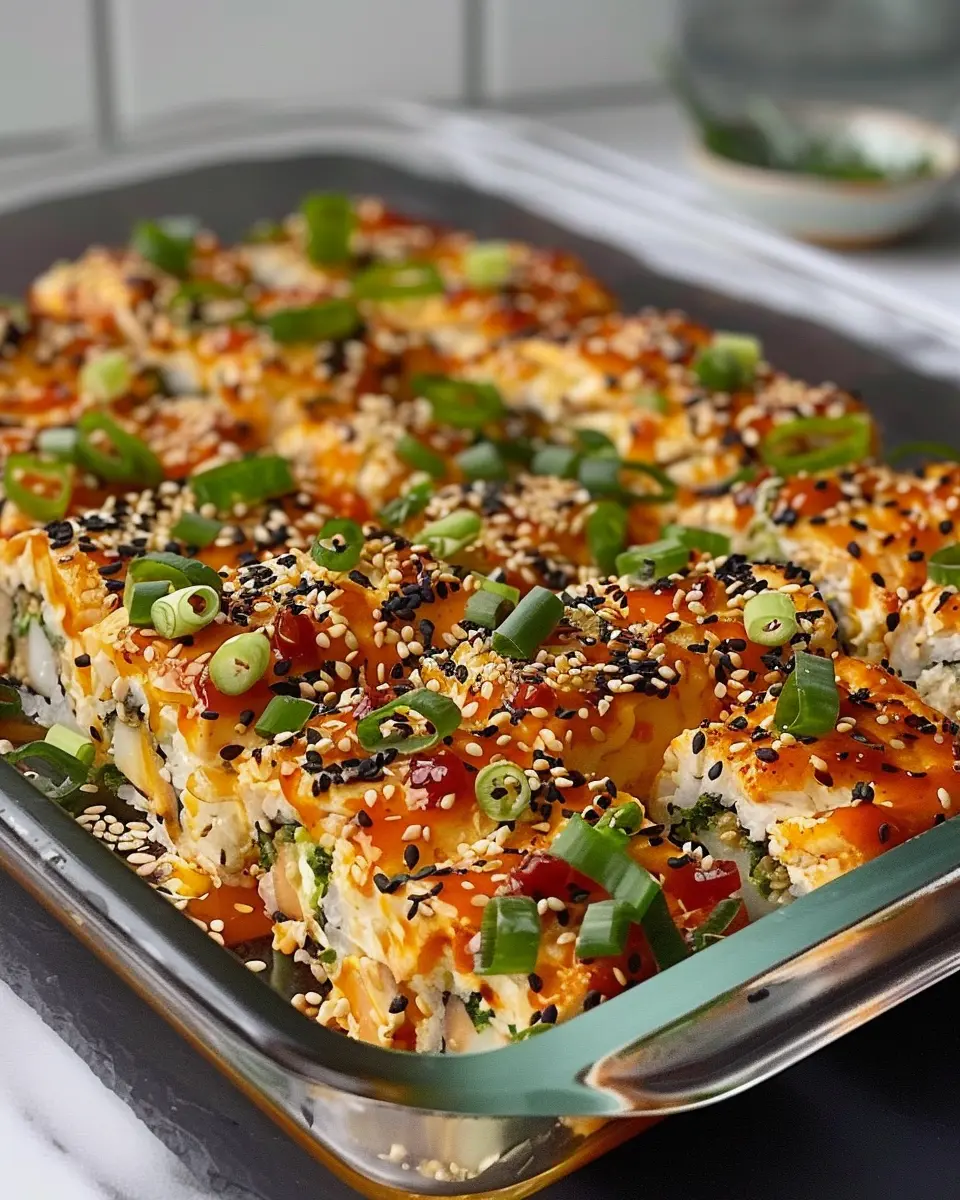 Spicy Salmon Sushi Bake: Easy Comfort Food for Home Cooks