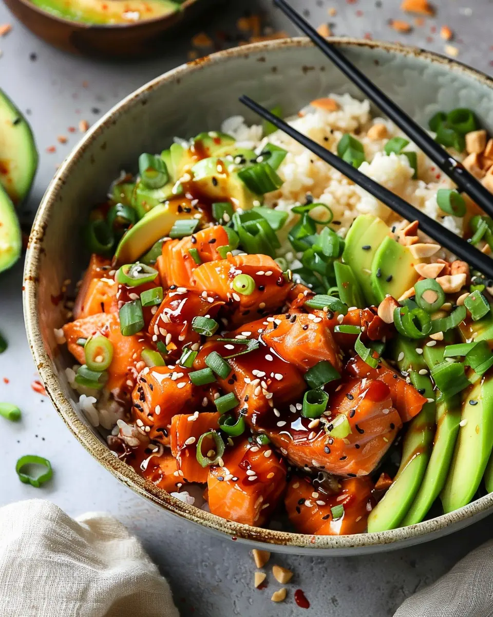 Honey Sriracha Salmon Bowls: Easy and Flavorful Weeknight Delight