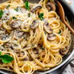 Garlic Butter Mushroom Pasta