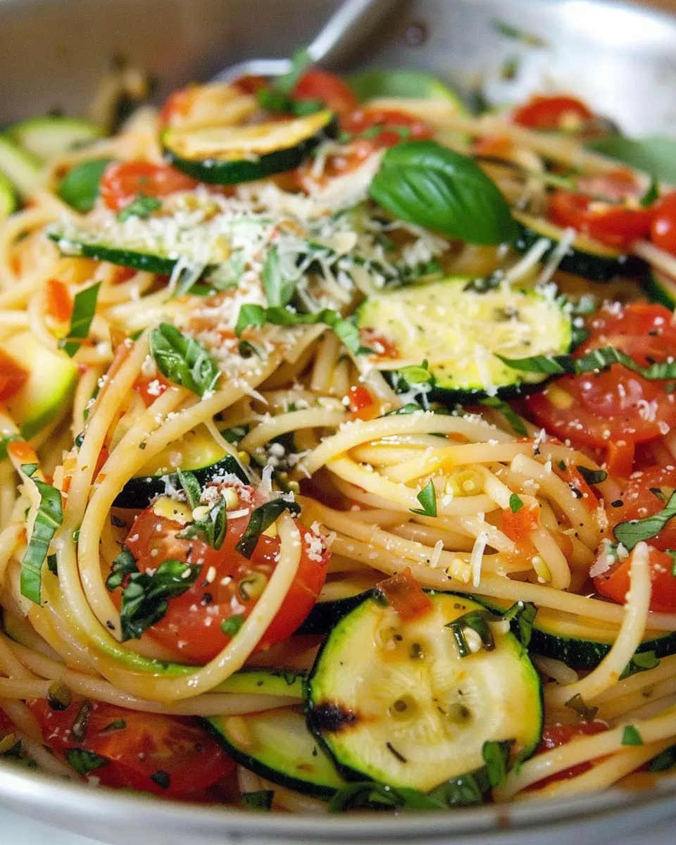 Summery Tomato Zucchini Pasta: Easy and Delicious Weeknight Meal