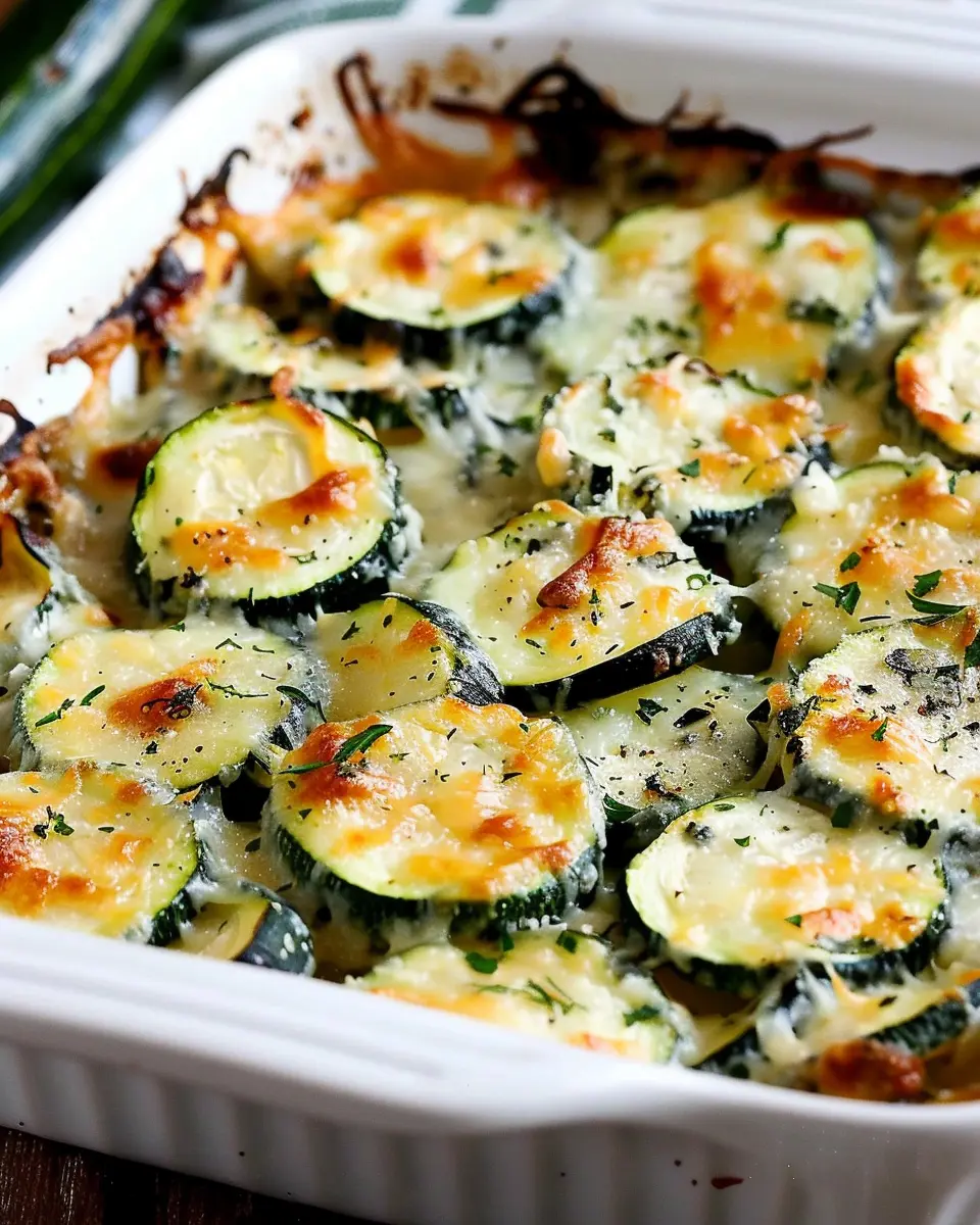 Easy Cheesy Zucchini Bake Recipe for a Delicious Comfort Dish