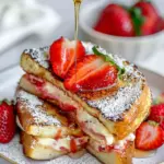 Strawberry Cream Cheese Stuffed French Toast Recipe