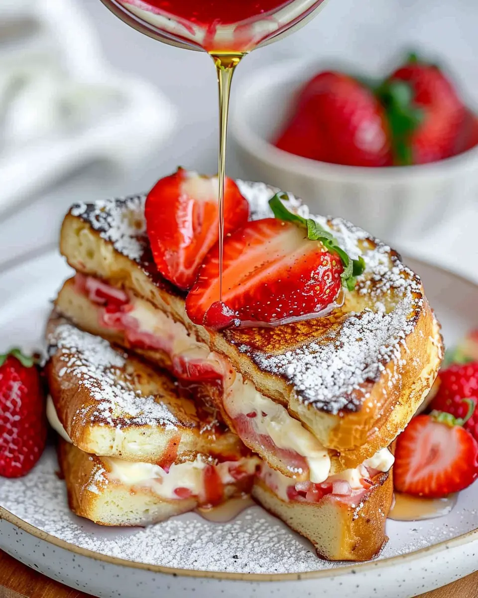 Strawberry Cream Cheese Stuffed French Toast: A Delightful Breakfast Treat