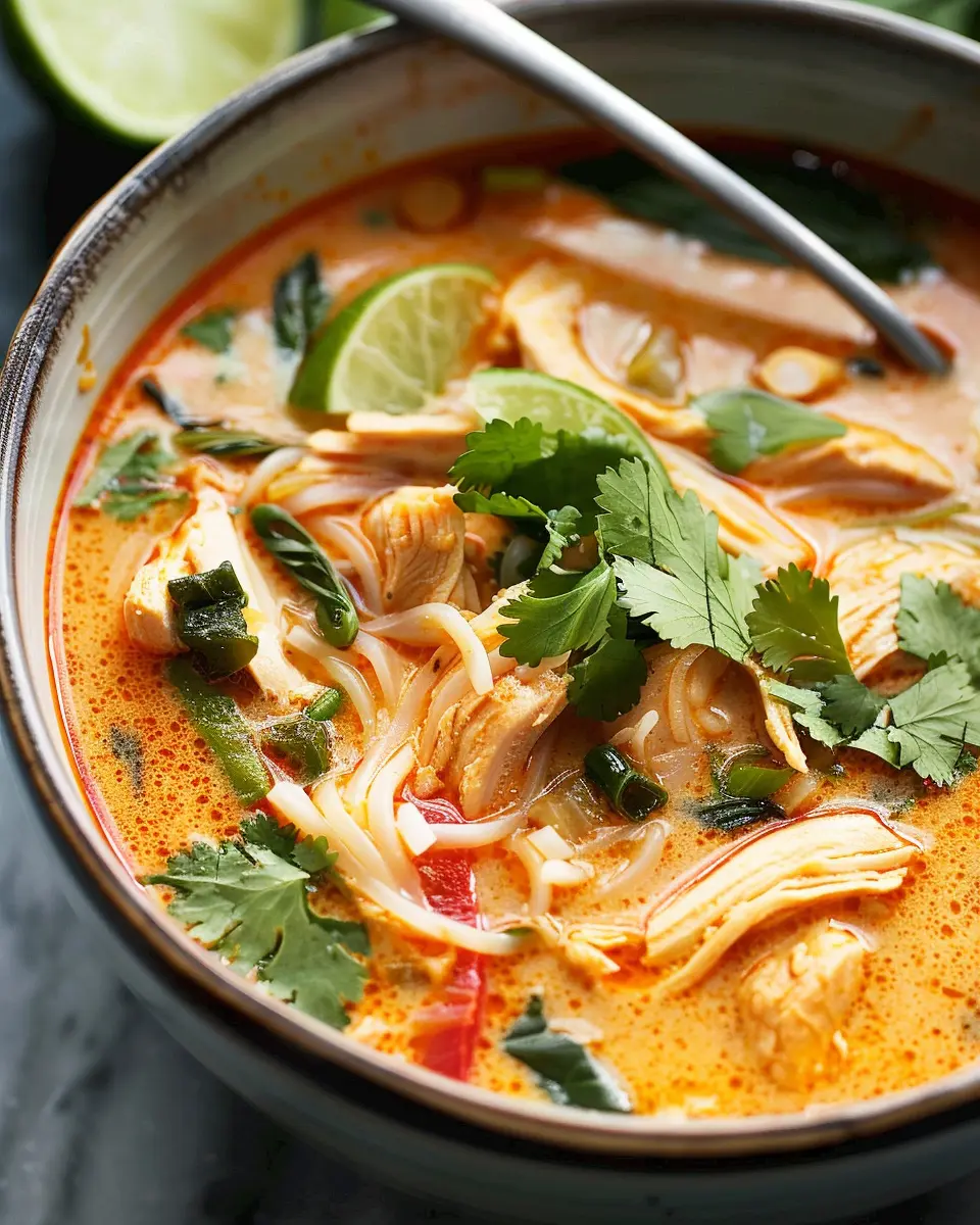 Easy Thai Chicken Curry Soup: Your Indulgent Comfort Meal at Home