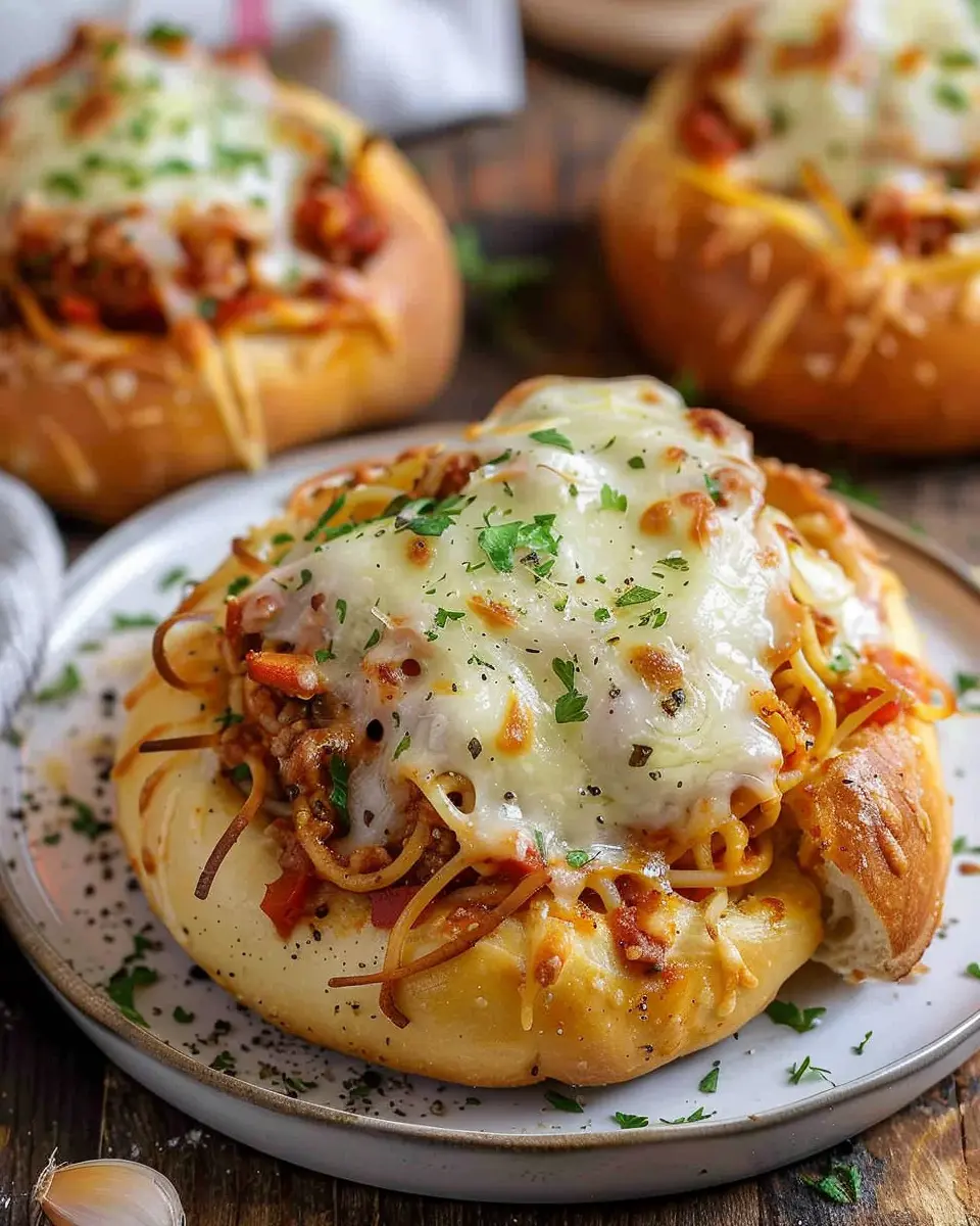 Spaghetti Garlic Bread Bowls: Easy Comfort Food for Everyone